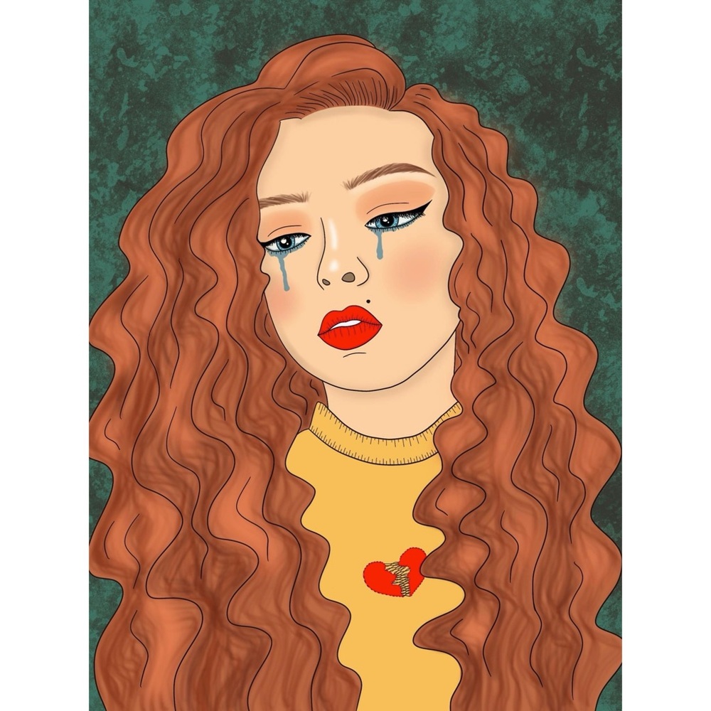 “sewn together” art print